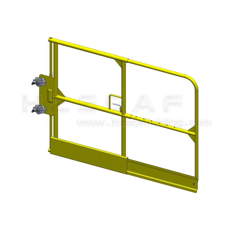 Adjustable Swing Gate with Toeboard